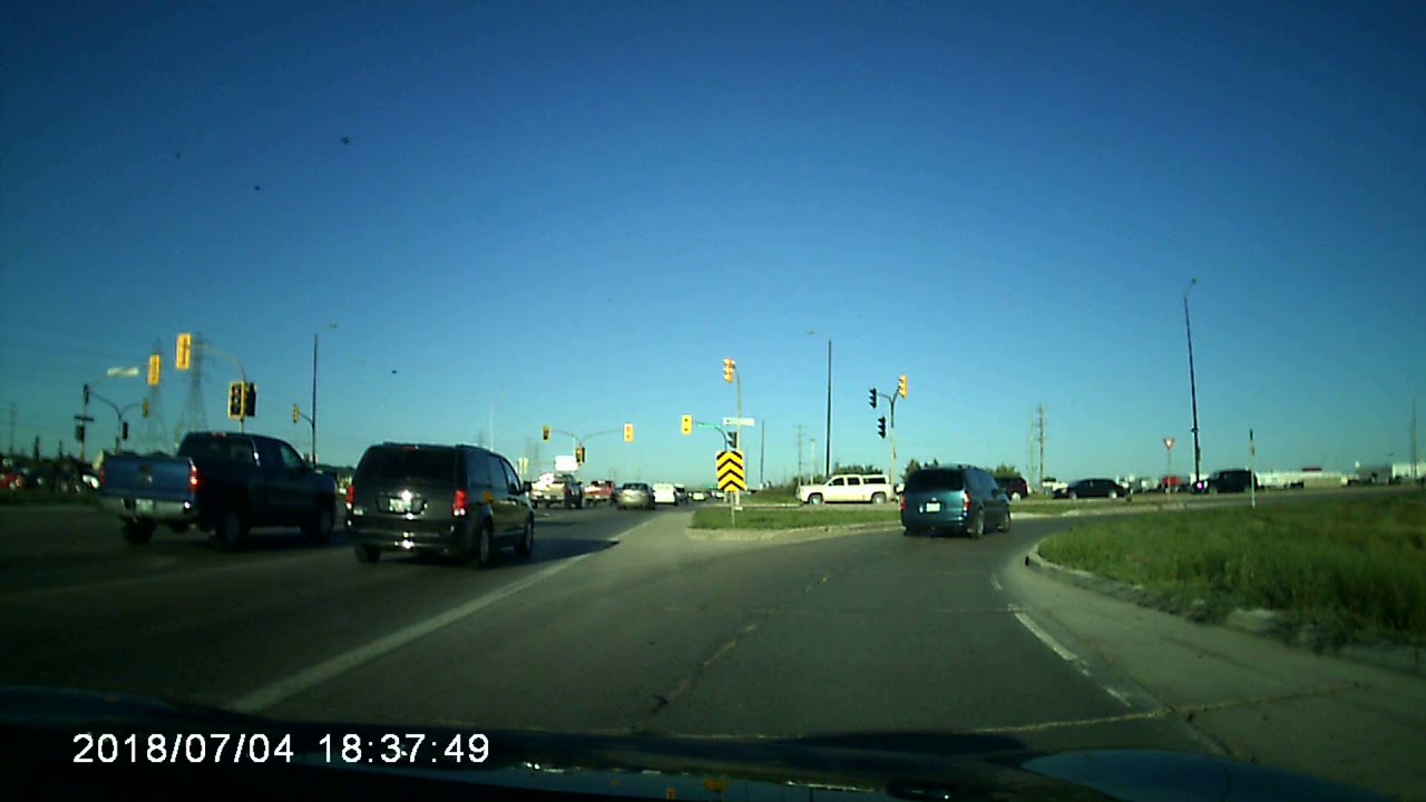 VIDEO: Dump truck dumps car