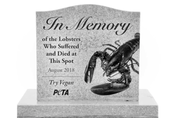 Maine says no to PETA request for 5 foot monument to lobsters killed in truck crash