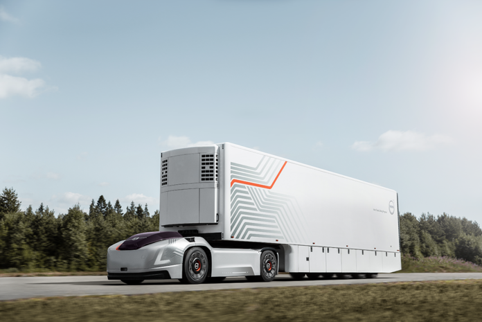 Volvo debuts new truck -- without a cab