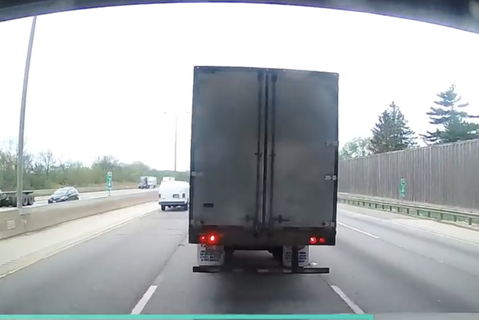 VIDEO- Truck on truck brake check causes serious multi-vehicle crash