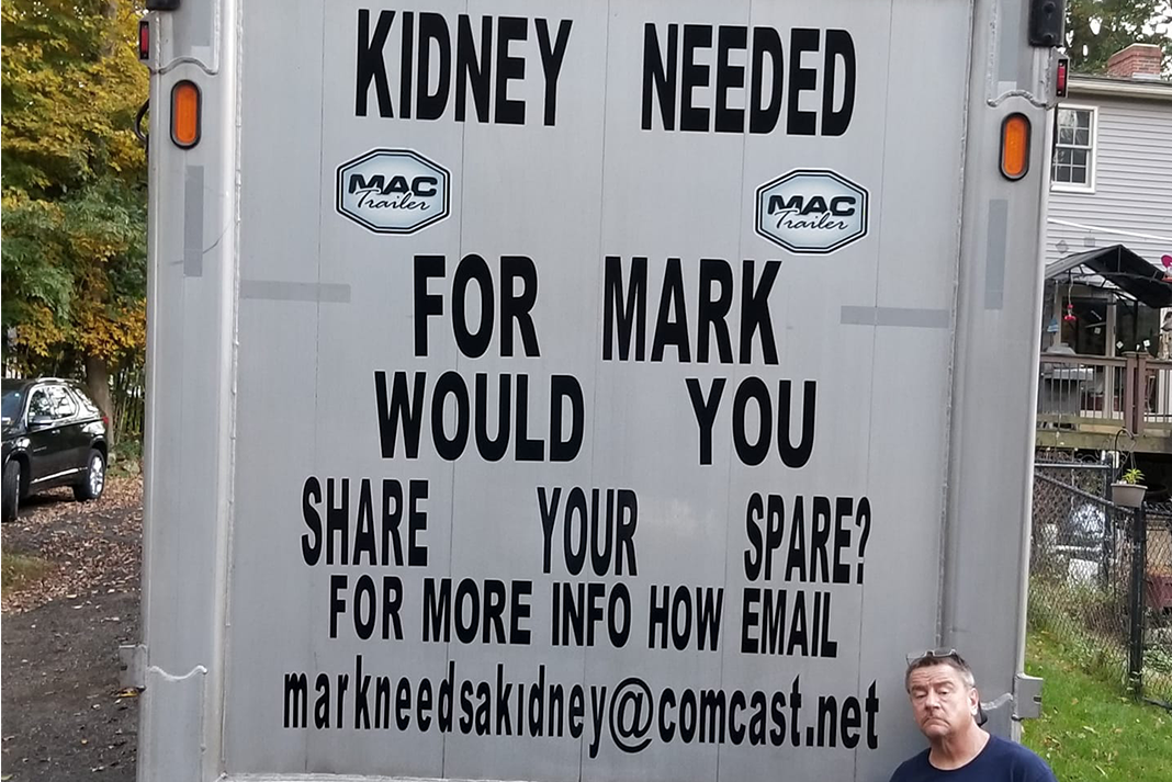 Trucker bets on his big rig to bring him the kidney that he needs