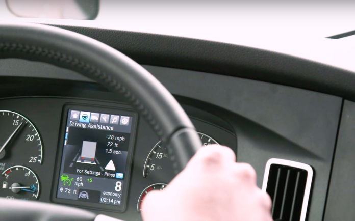 The 'Freightliner new Cascadia' can steer, accelerate, and brake