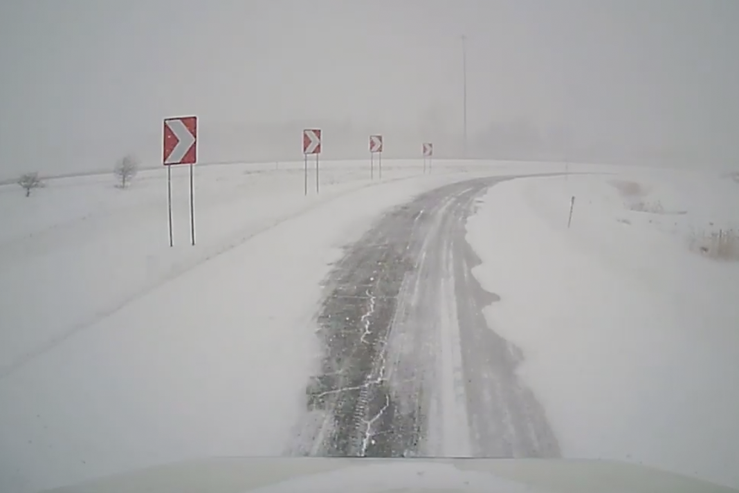 Whiteout conditions lead trucker into a terrifying surprise