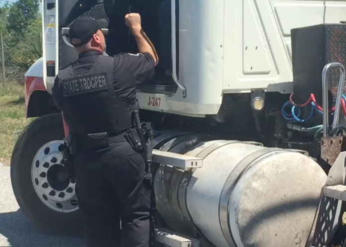 Police cracking down on truck drivers who 'do not care' about breaking the law