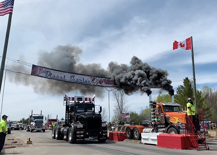 Do you love big truck burnouts? We’ve got something you need to see.