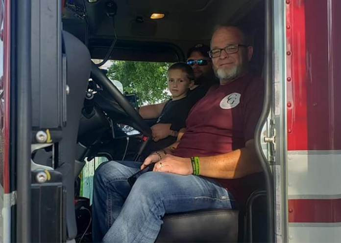 Truckers come together to give six year old a special day