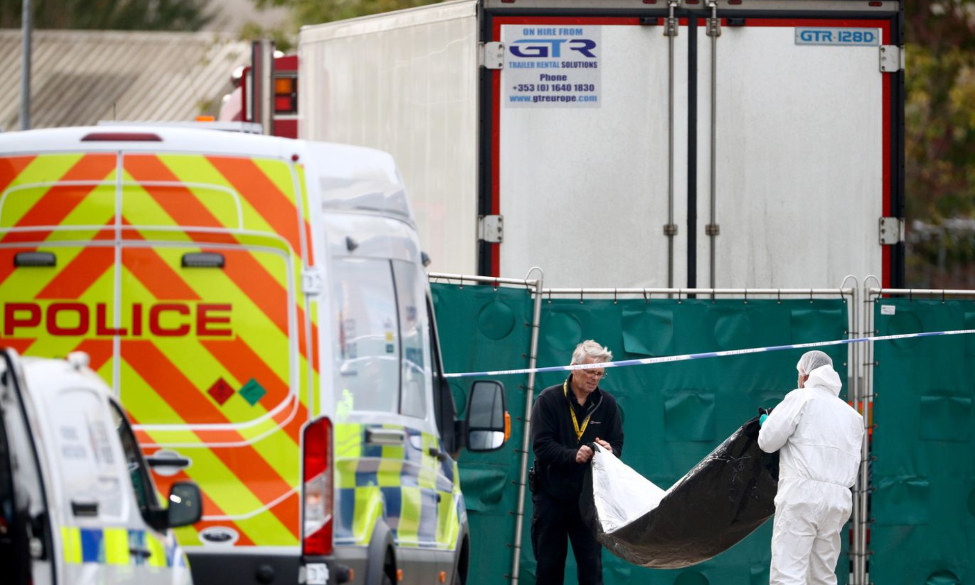 Investigation launched after 39 bodies discovered inside semi trailer