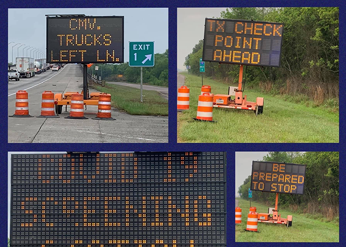 COVID-19 checkpoints set up at Texas/Louisiana border, CMVs ‘will not be obstructed’