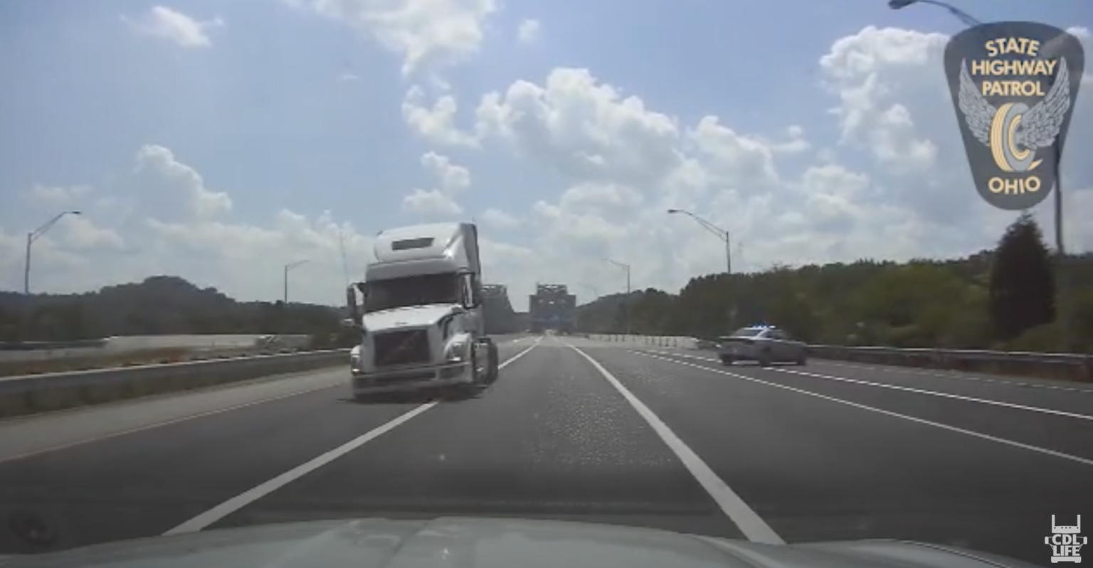 Police Release Dash Cam Footage Of Semi Truck Chase 8600