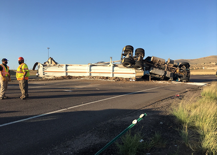 Truck spills 40K pounds of chicken poop, causes ‘odoriferous situation’