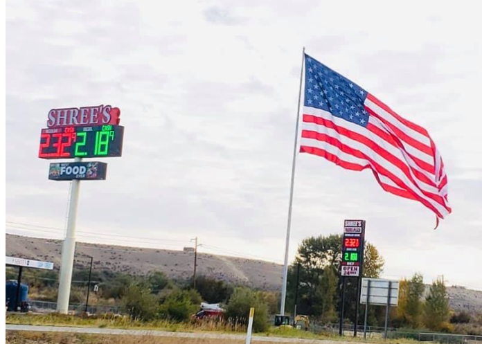 Largest American Flag In Washington State Flies Proudly At Truck Stop