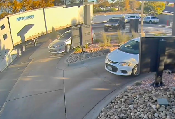 VIDEO: A truck driver tries to go through a McDonald's drive thru. It ...