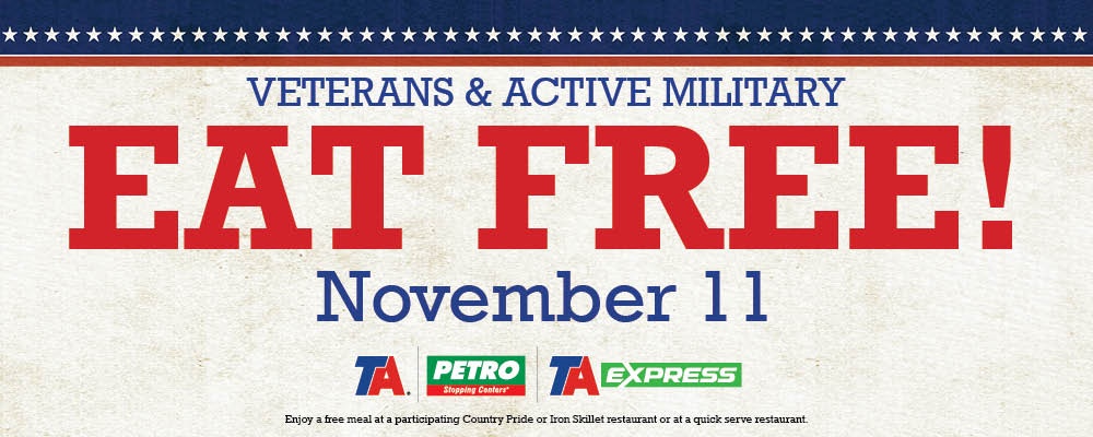 Free veterans day meals 2024 in san antonio tx