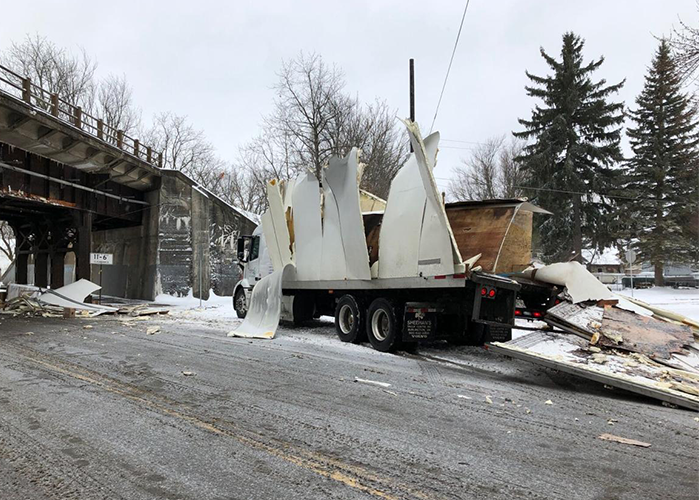 After 64th truck crash, notorious Young Street Bridge remains undefeated