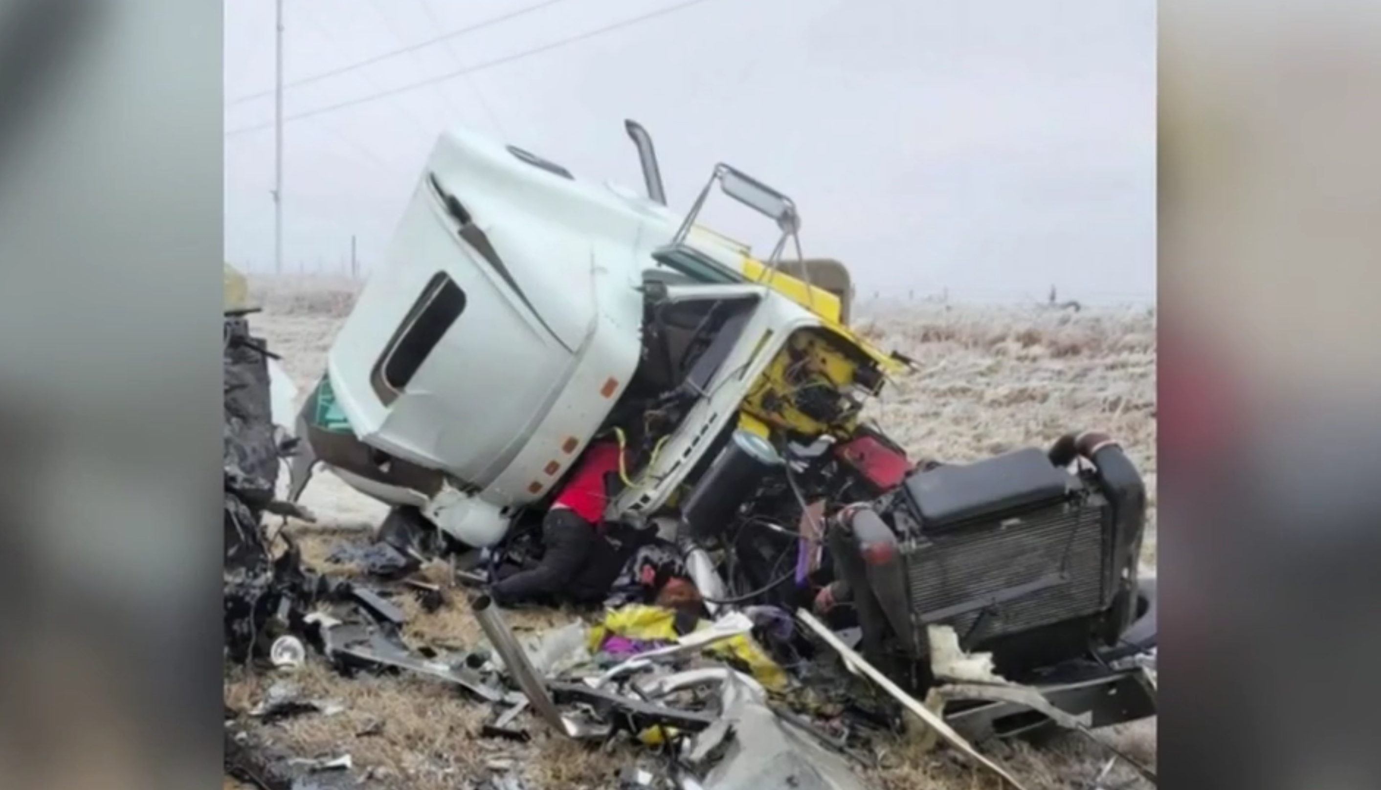 Trucking couple “can’t believe they’re alive” after Valentine’s trip to Texas gets icy