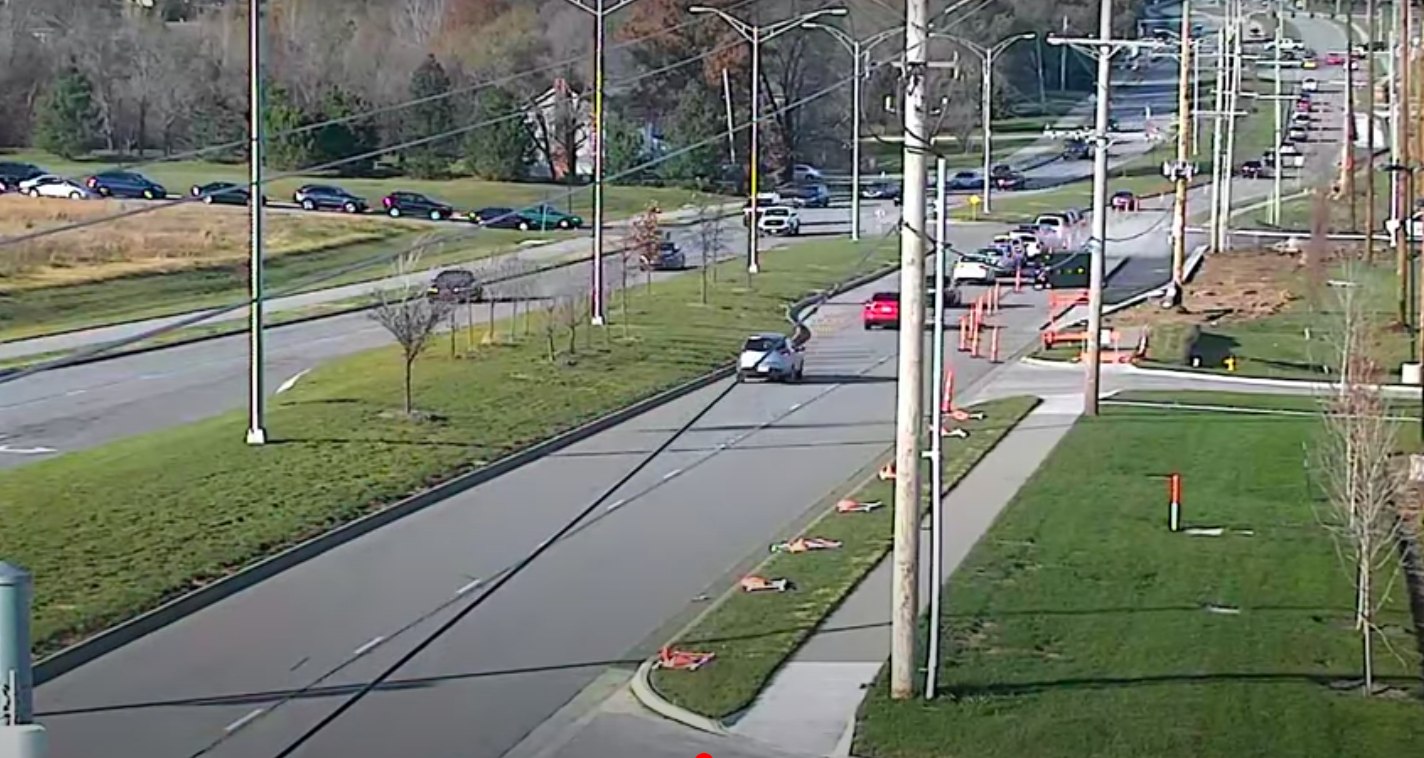 VIDEO: Four wheelers get a lesson in following distance and paying attention during 15 vehicle chain-reaction crash