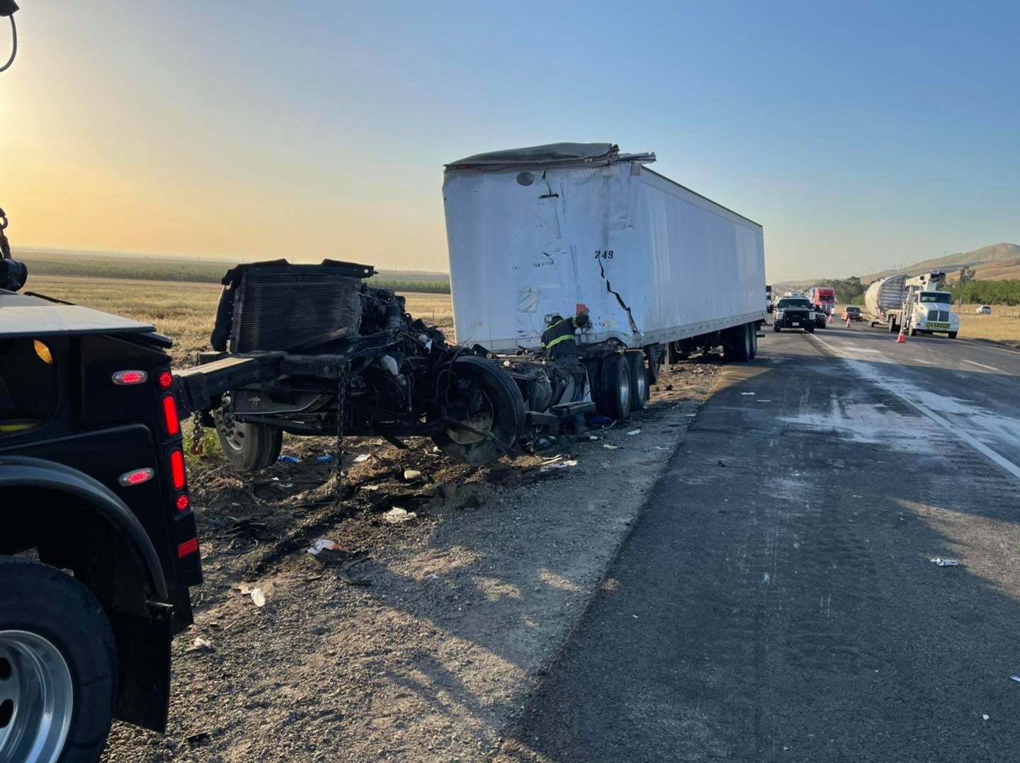 CHP says trucker boxing in suspected DUI motorist triggered fatal multi-truck crash