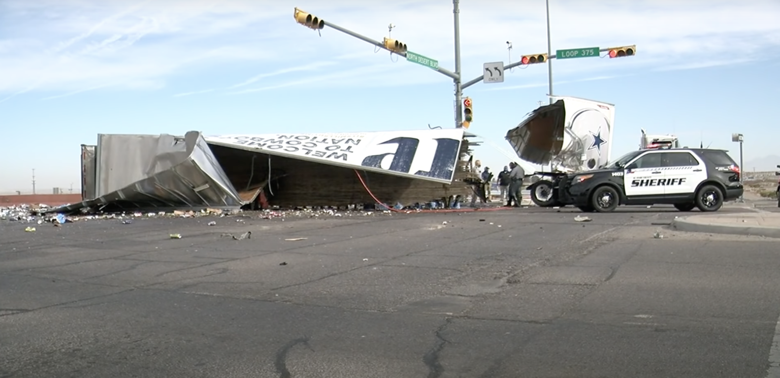 Cellphone video captured deadly cement mixer vs. beer truck crash in El