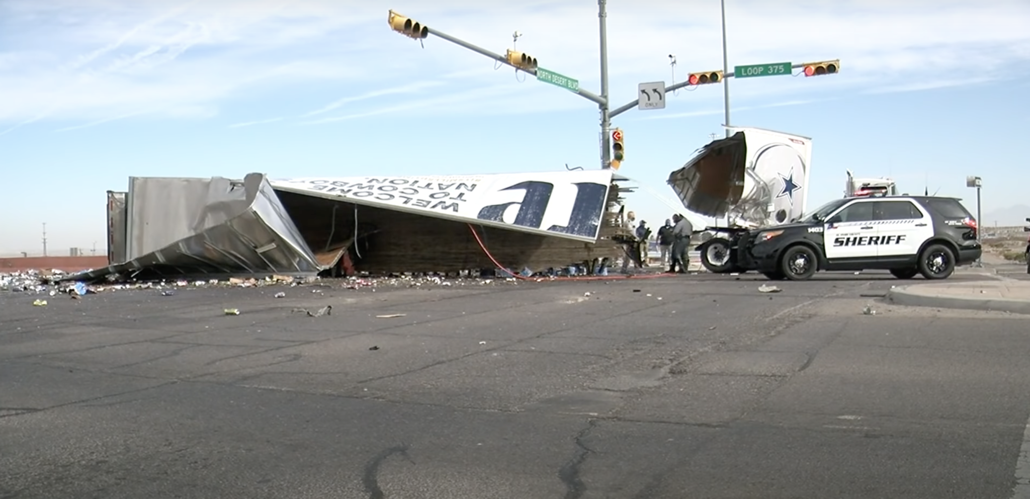 Cellphone video captured deadly cement mixer vs. beer truck crash in El ...