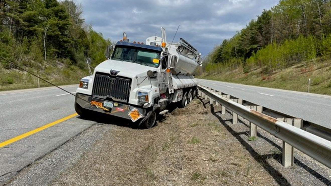 Explosive-hauling semi truck forced off road by brake-checking motorist