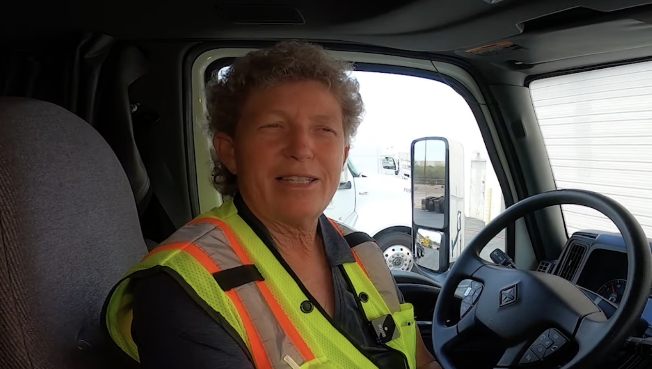 Trucker supervises autonomous rig as it cruises around Tucson