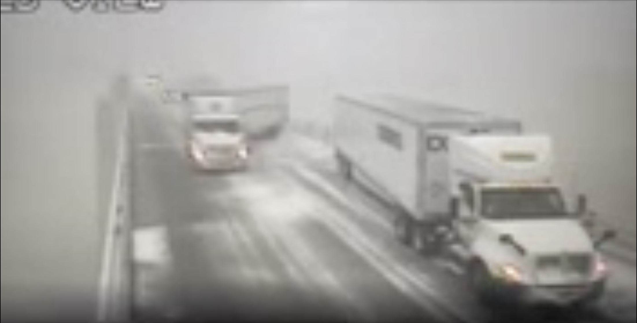 VIDEO: Drifting trucker makes a wild save on Chesapeake Bay Bridge