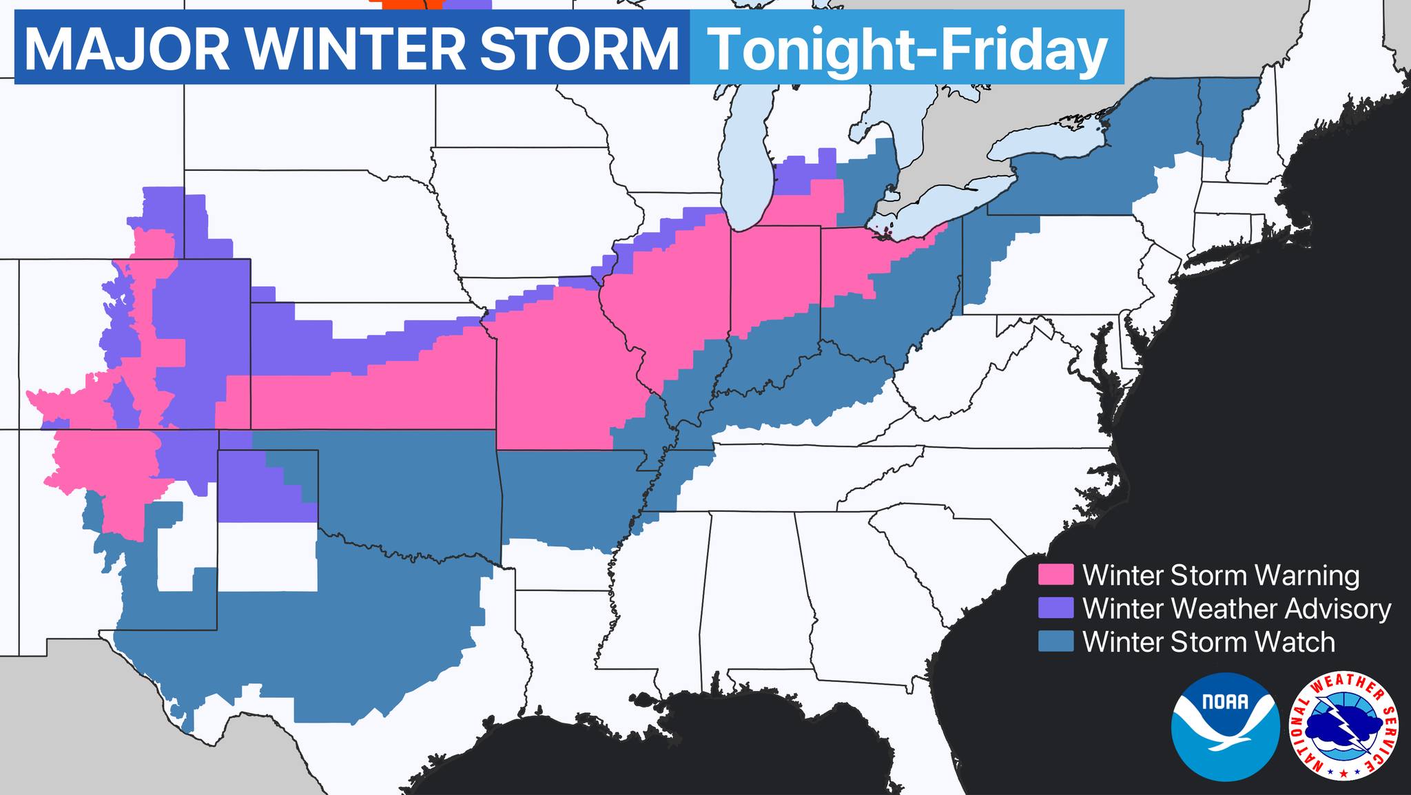 Drivers should expect ‘significant disruptions to travel’ as winter storm dumps up to a foot of snow across central U.S.