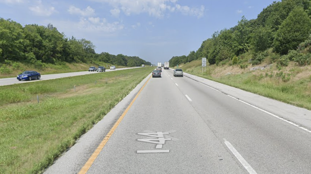 Big rig overturns after trucker chokes while driving