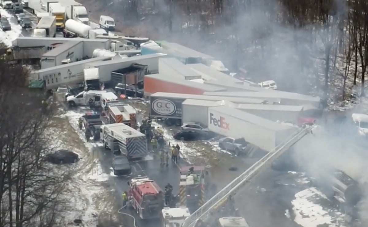 I-81 remains closed nearly 24 hours after 50 vehicle pileup that killed at least 3