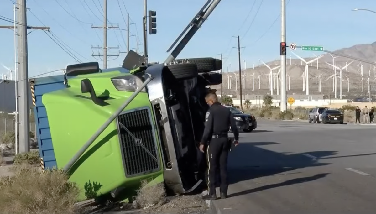 Report blames big rig drivers for causing ‘more wrecks’ than ‘their numbers would suggest’ in Coachella Valley 