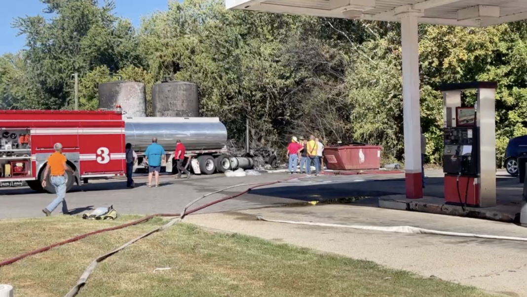 VIDEO Security camera captures tanker truck explosion at Missouri gas