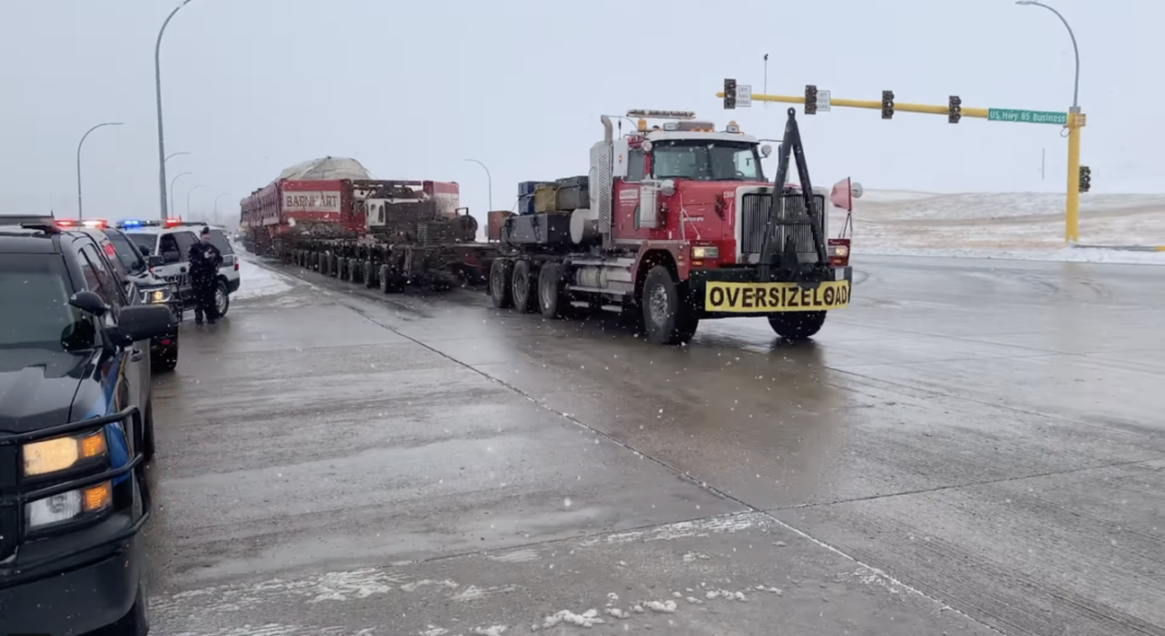 North Dakota police share impressive video of 1 million pound super