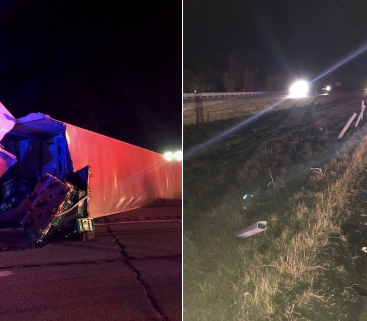 Two dead in Michigan multi-vehicle crash after semi crosses median into oncoming traffic