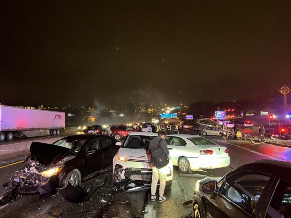 Sunday night freeze creates pile-up chaos on St. Louis highways