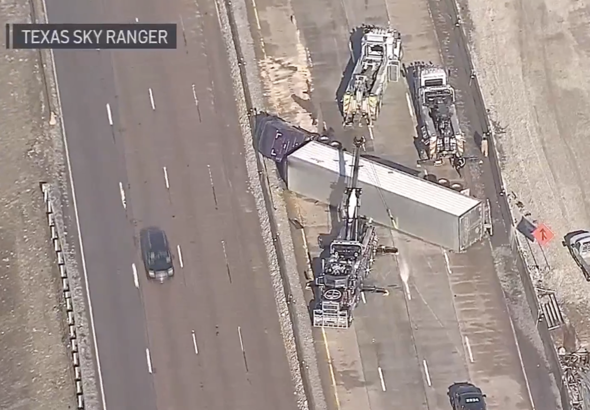 Good Samaritans struck by jackknifing semi while directing traffic around previous wreck 