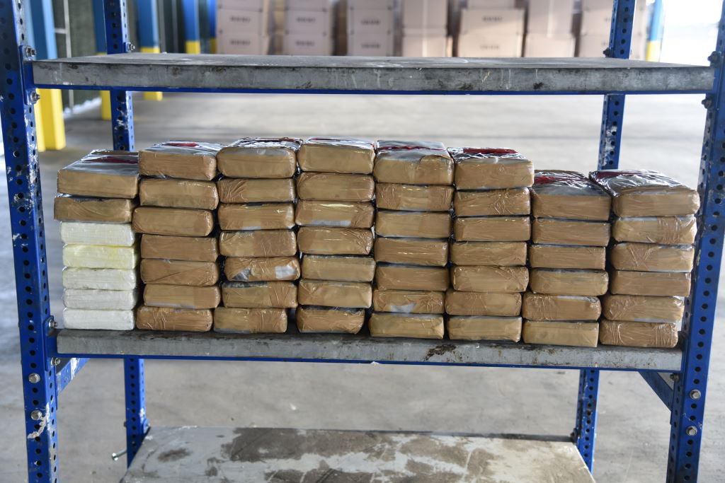 $1.9 million worth of cocaine seized from semi hauling sofas in Texas