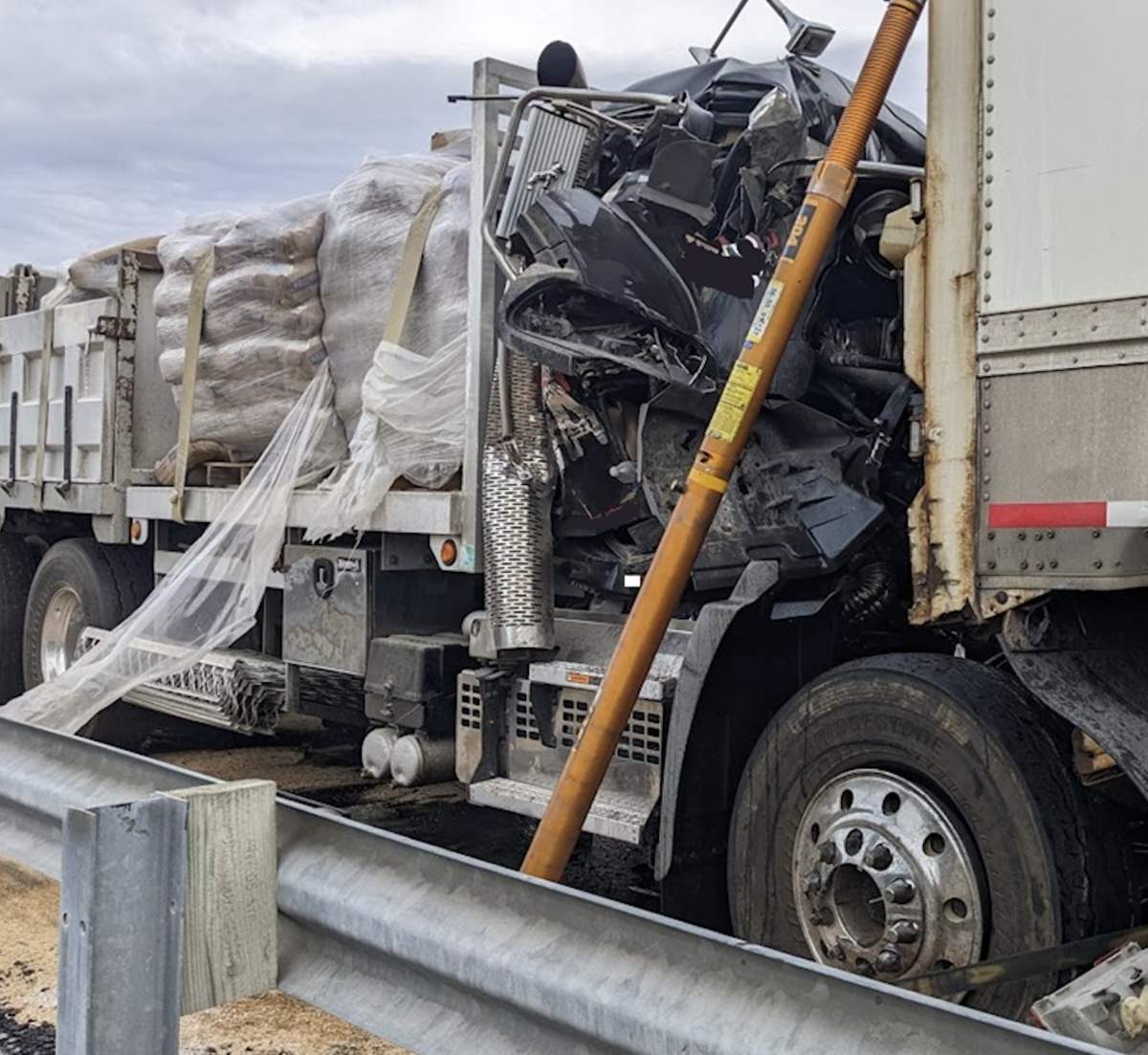 Trucker brings cookies to thank firefighters who extricated her from nightmare wreckage