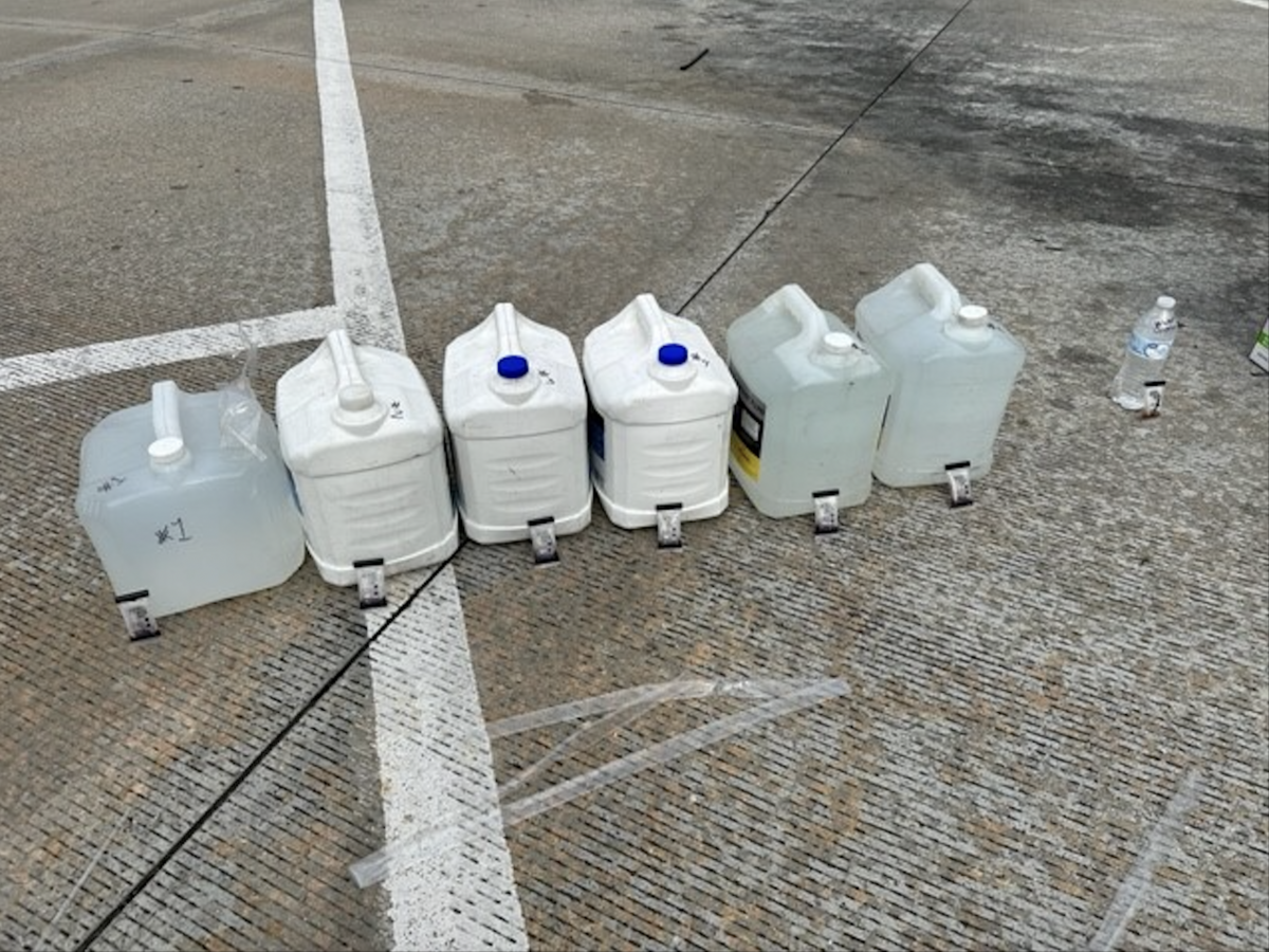 Jugs of liquid meth discovered during trucker’s trip through Georgia weigh station