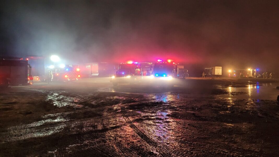 Iowa trucking business a total loss following fire