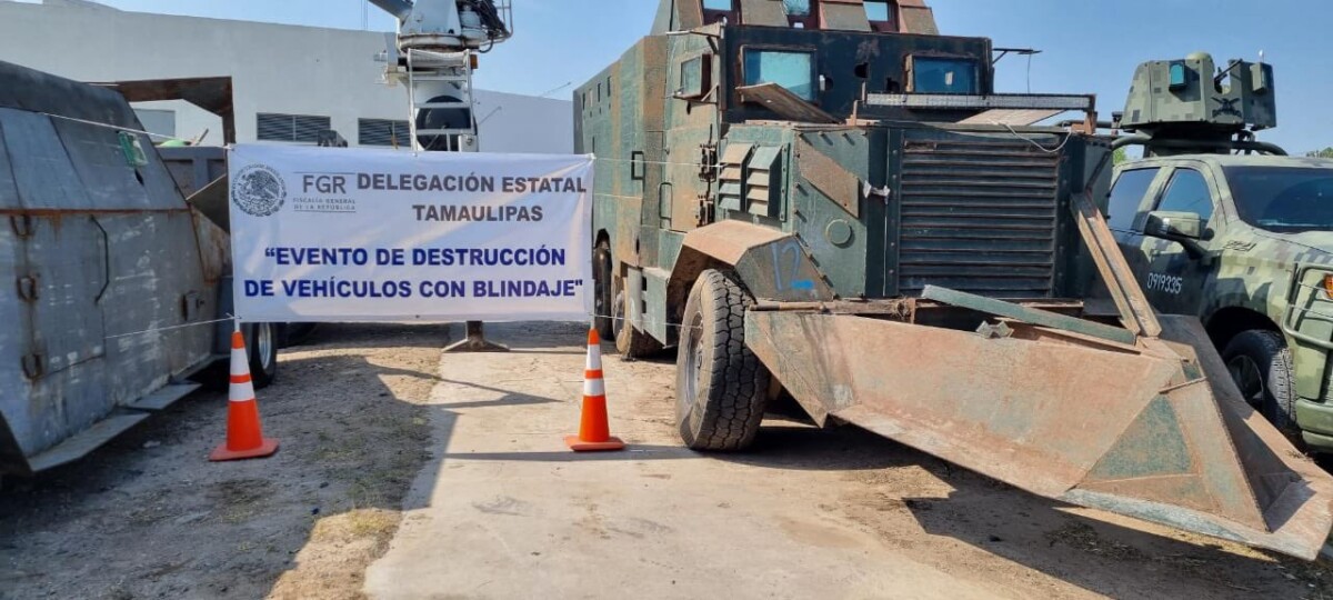 Mexican government seizes and destroys 14 pickups and CMVs modified into ‘narco tanks’