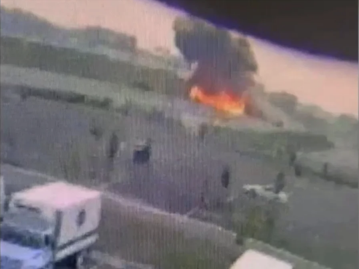 Security video captures the moment of tanker truck crash on I-95 in Philadelphia