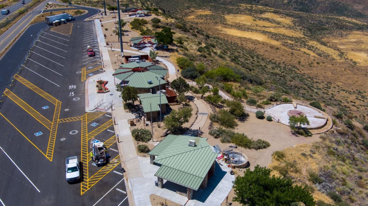 Arizona rest area reopens with $7.5 million in upgrades, expanded truck parking