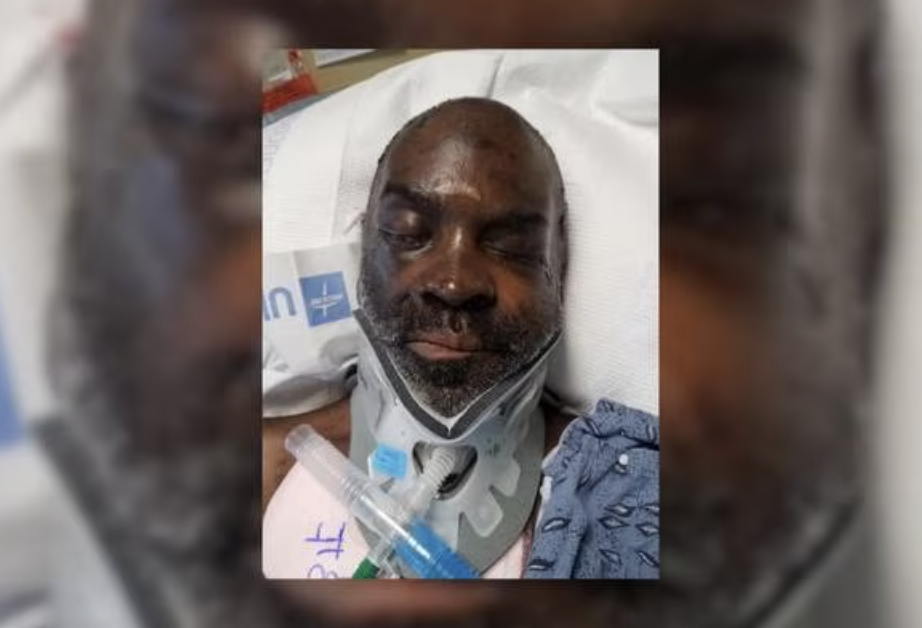 Hospital hoping for help in identifying man struck by tractor trailer