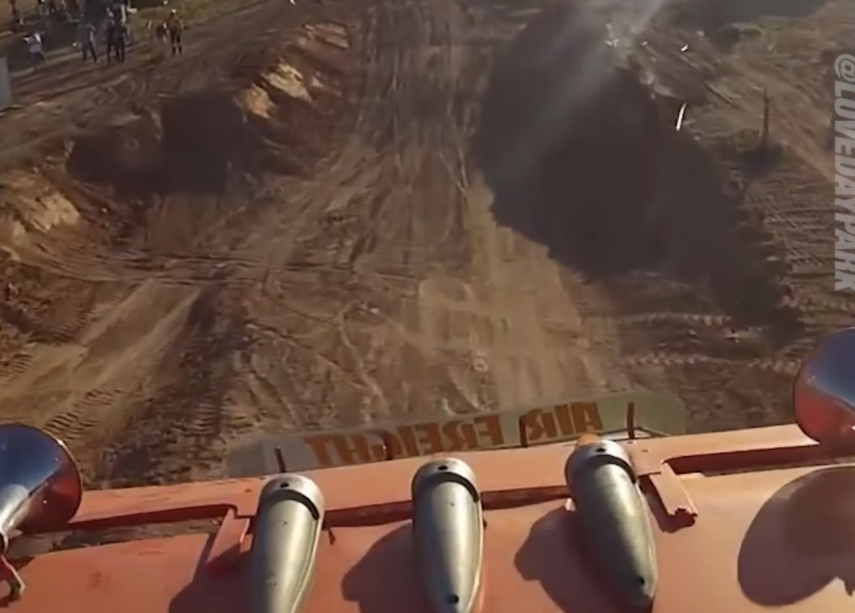 Watch this down-under semi truck make a kangaroo-worthy jump