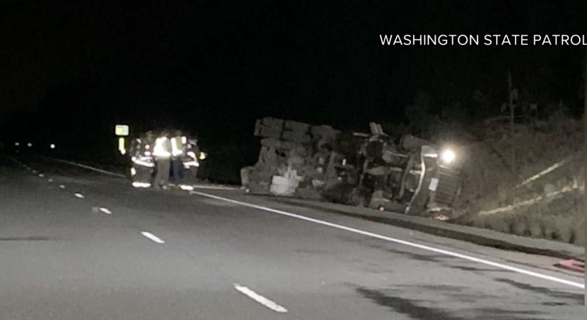Trucker undergoes surgery after heart attack leads to hazmat spill wreck