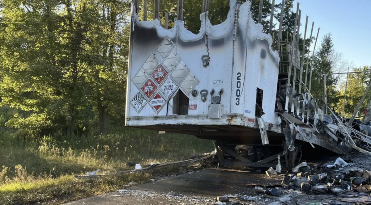 Truck explosion closes Interstate due to flying debris 