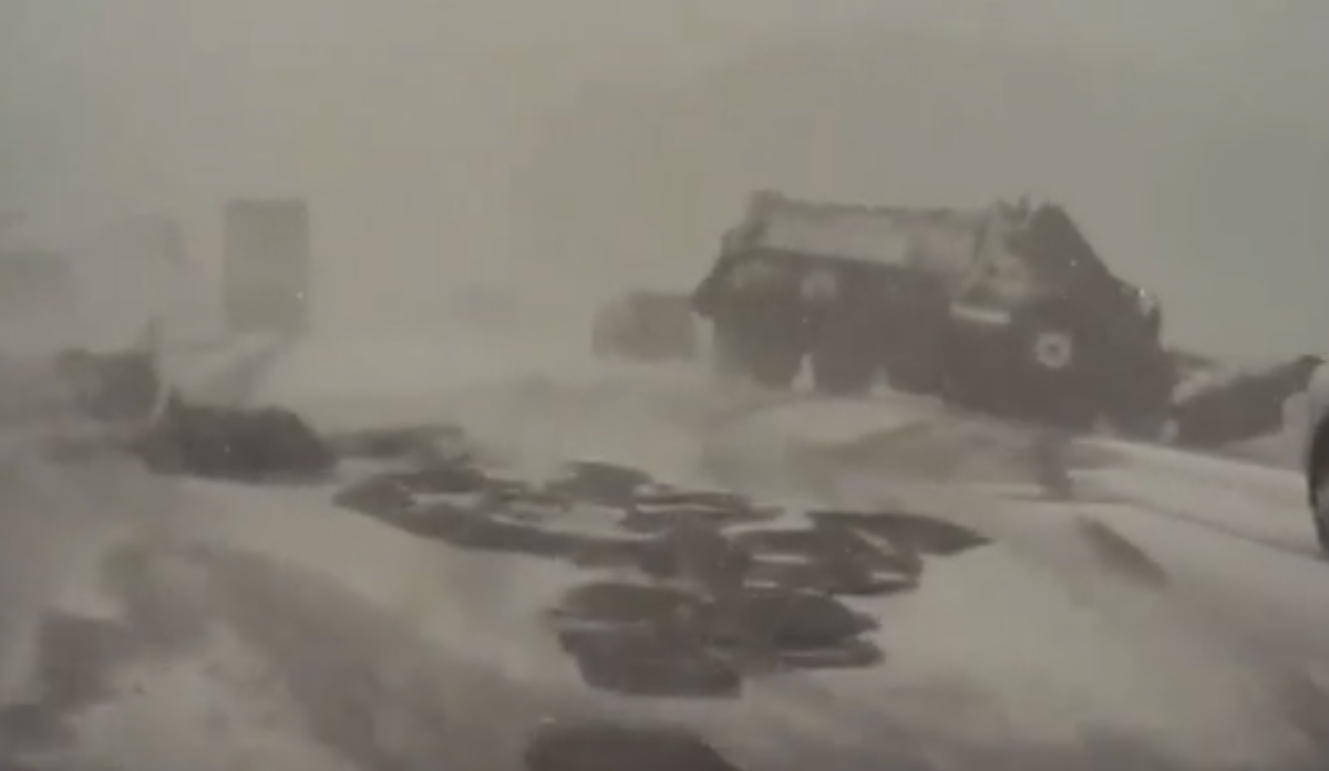 WATCH: Winter pile-up doesn’t phase motorist who navigates the chaos like a pro 