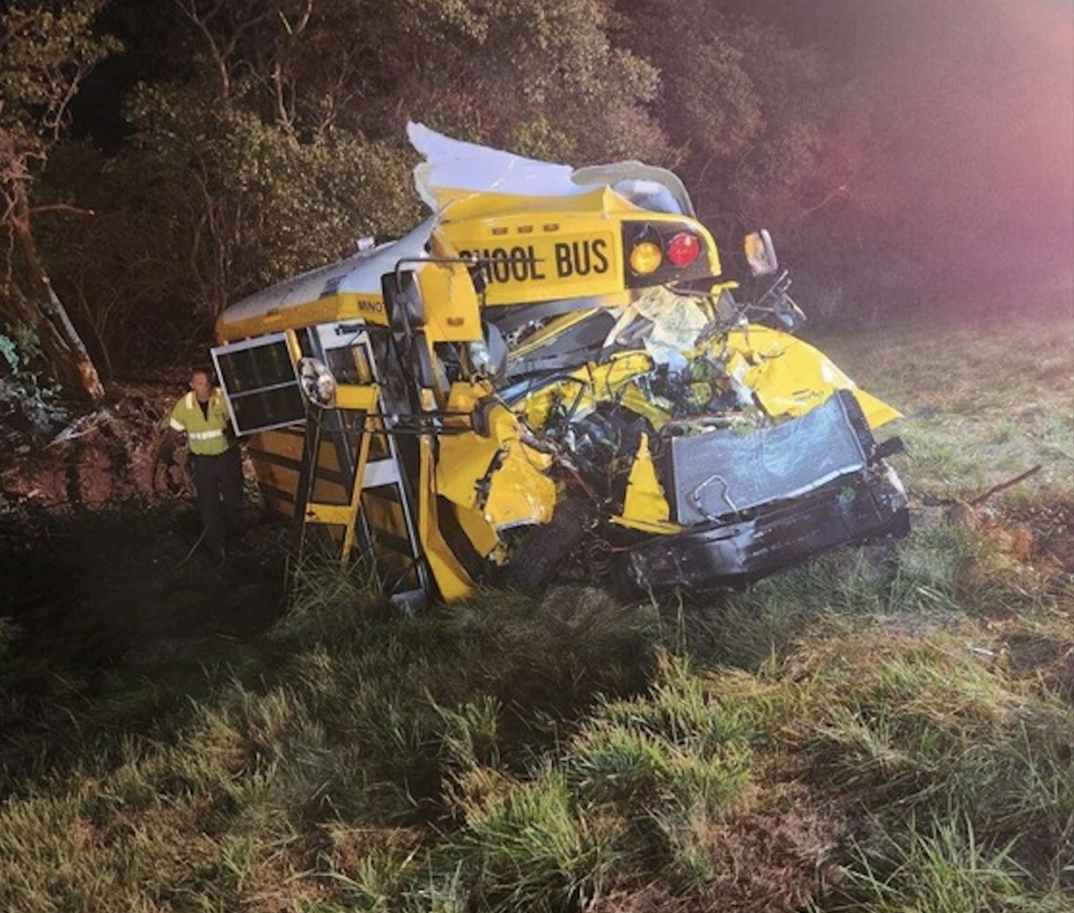 Truck driver jailed for ‘suddenly’ leaving the scene of injury school bus crash, Indiana troopers say