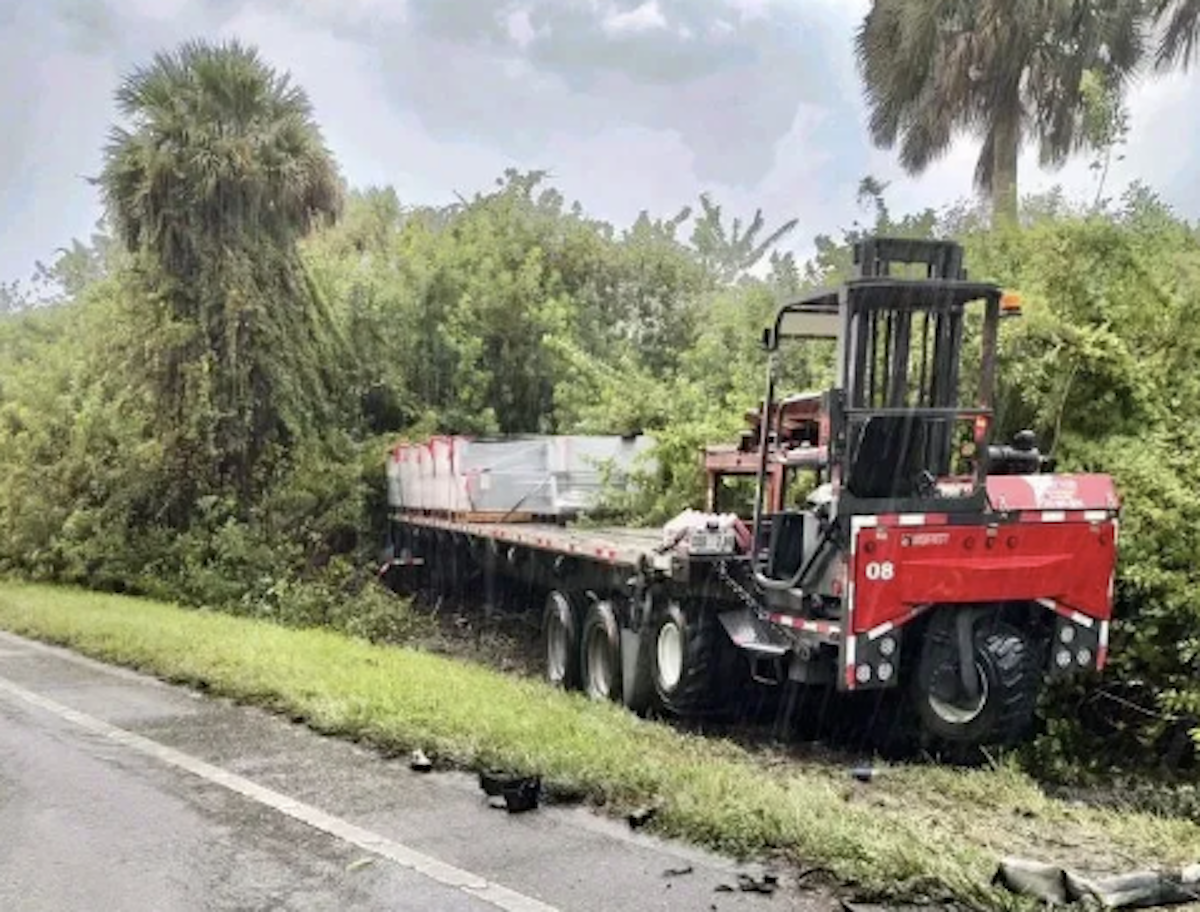 Motorist’s pass in heavy rain ends in double deadly head-on collision with semi truck