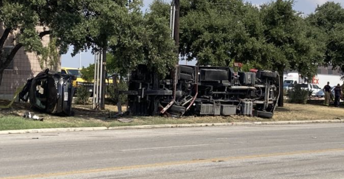 Sneeze sends four wheeler crashing into tractor trailer 